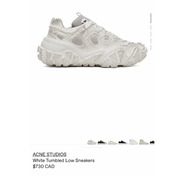 Acne Studios Boltzer sneaker size 36 - Picture 3 of 5